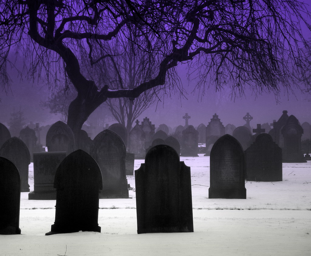 haunted graveyard ambience
