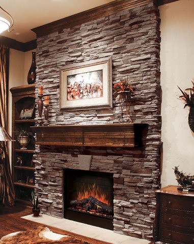 fireplace stone veneer grey rock ledge cod cape stacked brick fireplaces flickr gas stack mantel hearth mantle wood natural surround