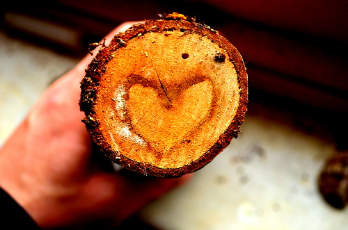 wooden heart...