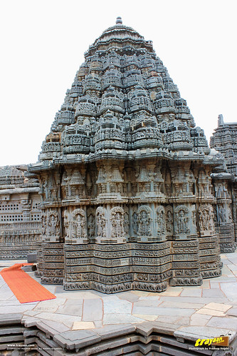 Northern Shikhara (Peak or Tower) of Keshava Temple, Somanathapura, Mysore district, Karnataka, India