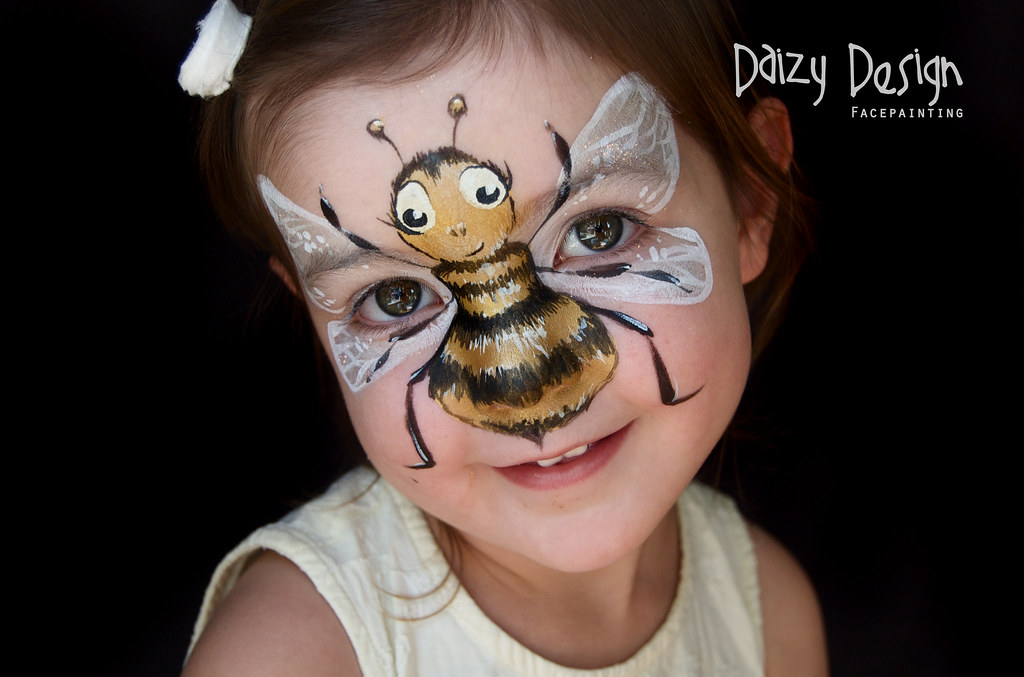 Bumble Bee Face Painting | Daizy Design Face Painting, www.dâ€¦ | Flickr