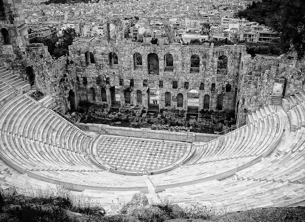 Ancient Greek Theatre - B&W | Wilson | Flickr