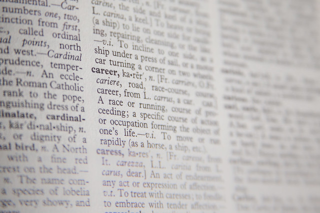 Creative Commons image Dictionary - career by Flazingo Photos at Flickr