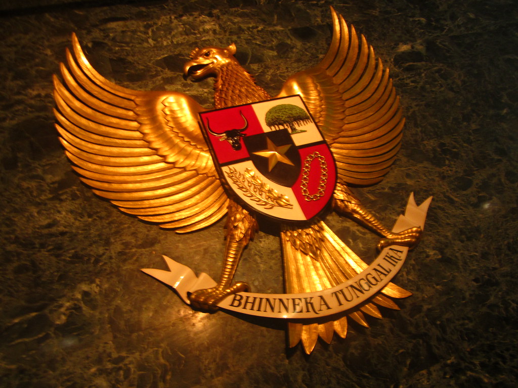 Garuda Pancasila The National Emblem Of The Republic Of Flickr