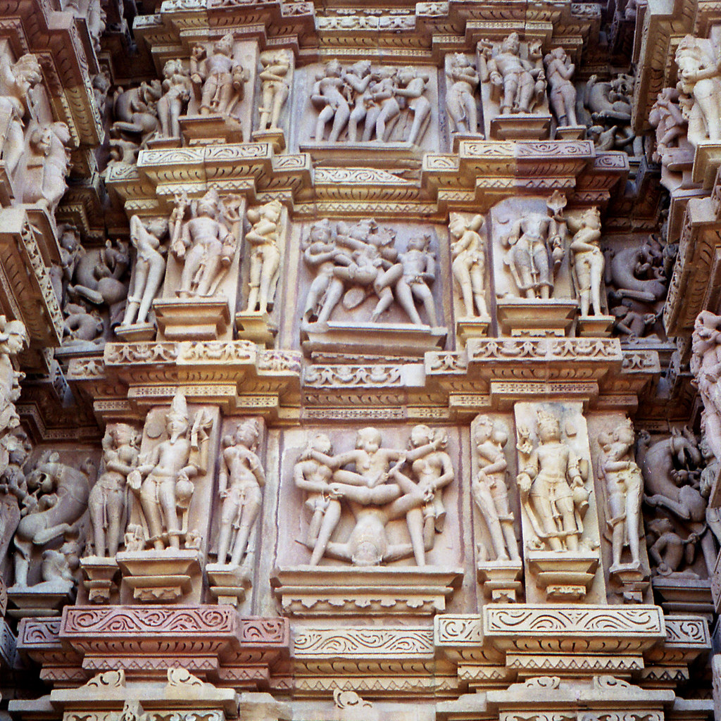 Khajuraho Temple Figures  Khajuraho, India  Ryan  Flickr-9922