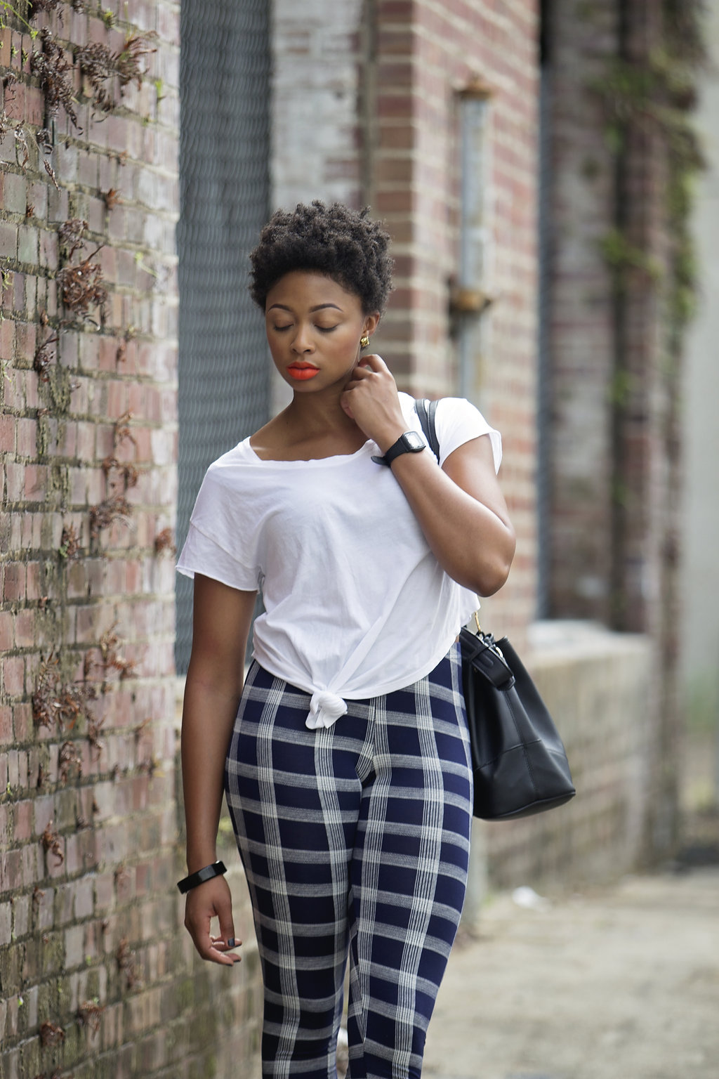 natural hair style blogger, casual outfit of the day