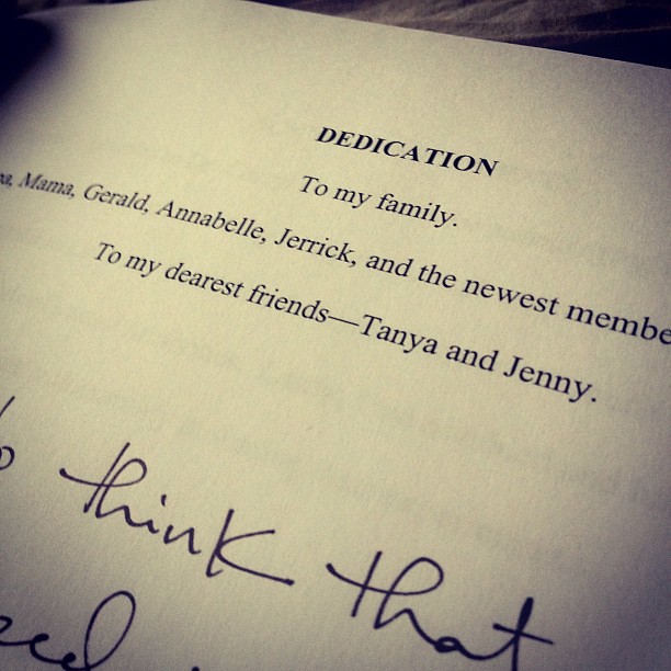dedication to mother thesis