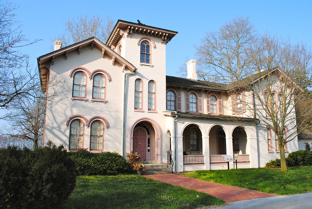 Governor Ross Mansion, Seaford, DE Front of the mansion. Flickr