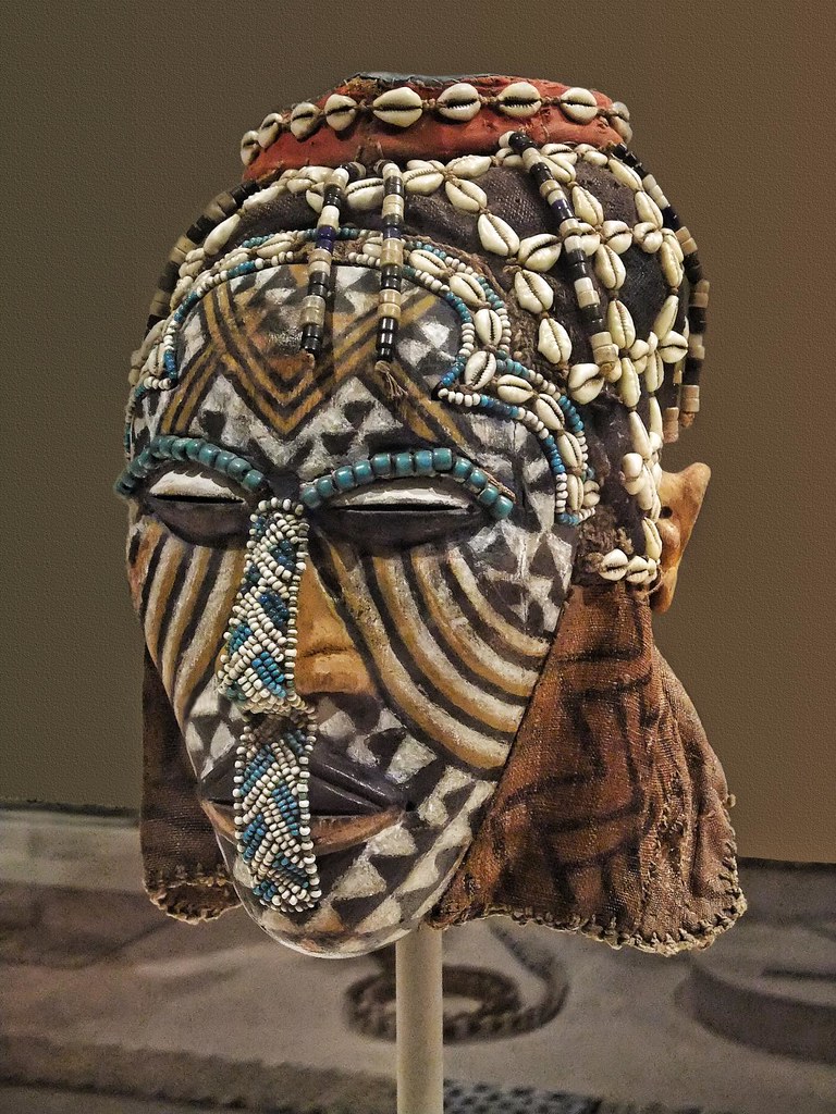 Mask (Ngady Amwaash) Kuba Kasai region Democratic Republic ...