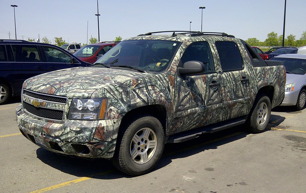 2008 Chevy Avalanche | Can you see me now?? wrapped in bush … | Anthony 2008 Chevy Avalanche Pros And Cons