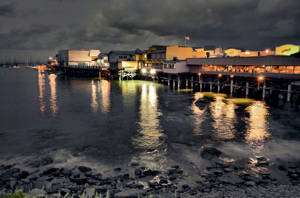 Fishermans Wharf, Monterey, California | Night photo of Fish… | Flickr