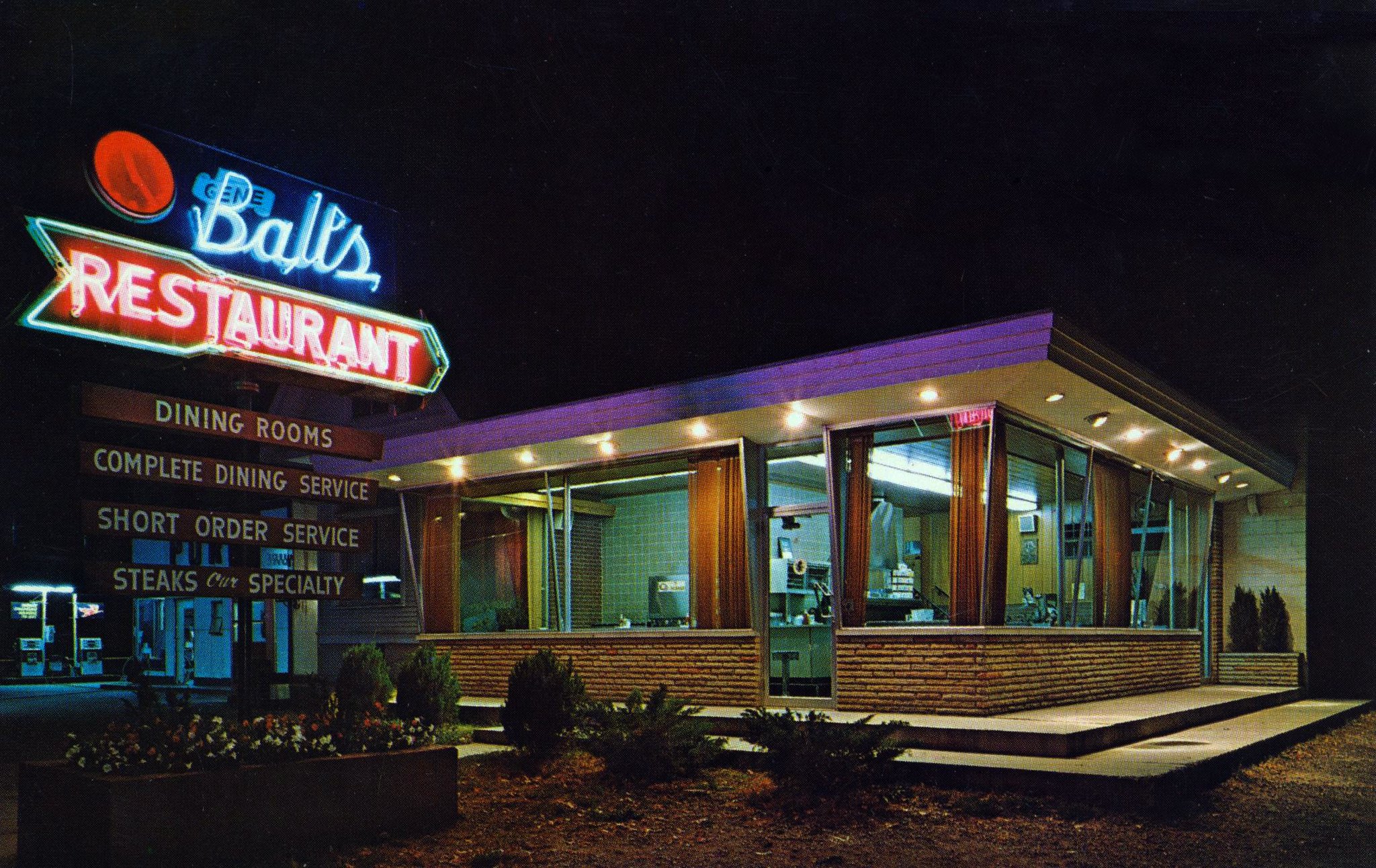 Gene Ball's Restaurant - Point Pleasant, West Virginia U.S.A. - date unknown