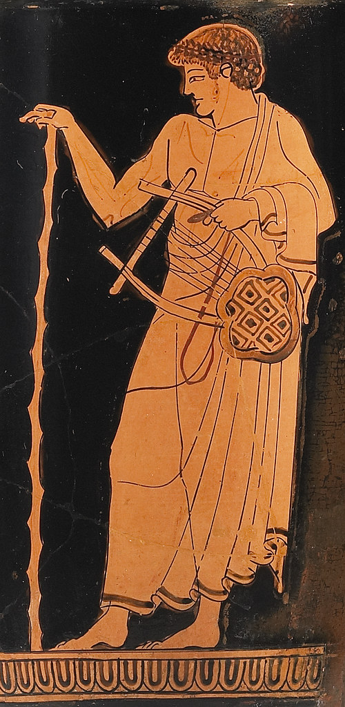 Oil Jar with a Man Holding a Lyre (detail) | The J. Paul Get… | Flickr