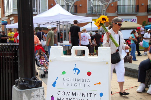 Columbia Heights Farmers Market shoppers
