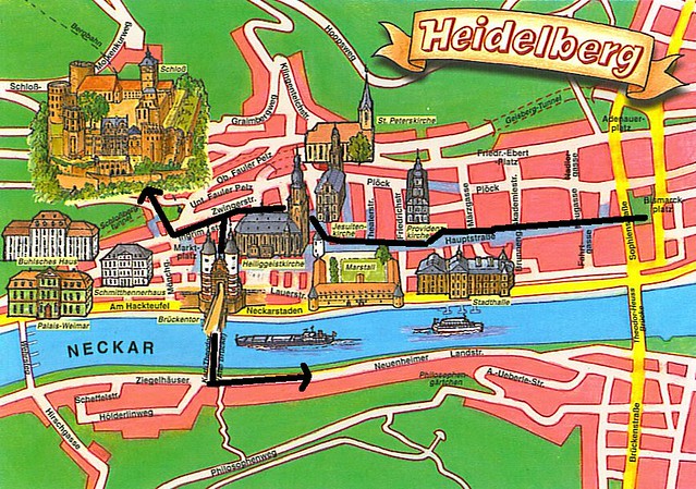 Mapa de Heidelberg
