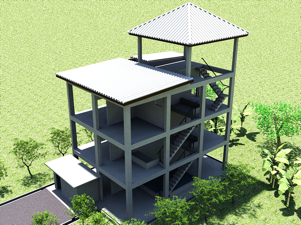 Gambar Desain 3D Rumah Walet di Bukit Pasir Malaysia 6 