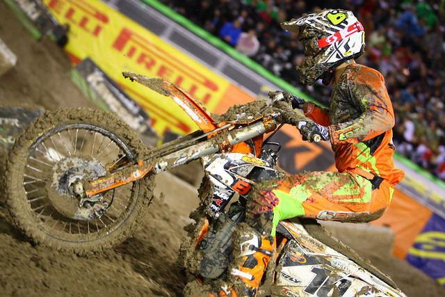 Justin Brayton finished 7th in the mud.