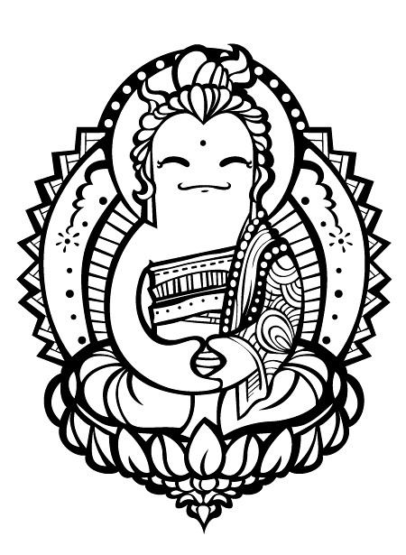 namaste coloring pages - photo #3