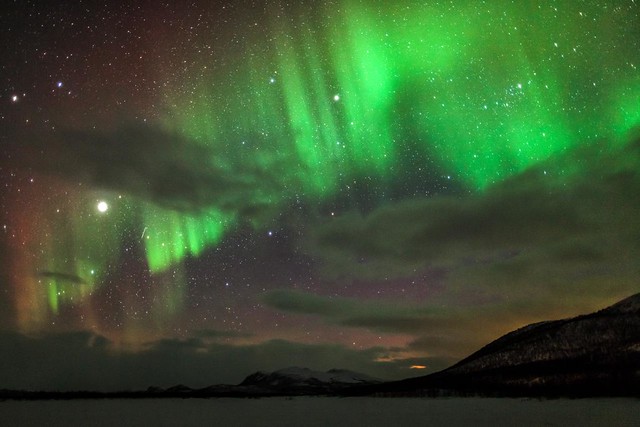 Aurora boreal en Finlandia