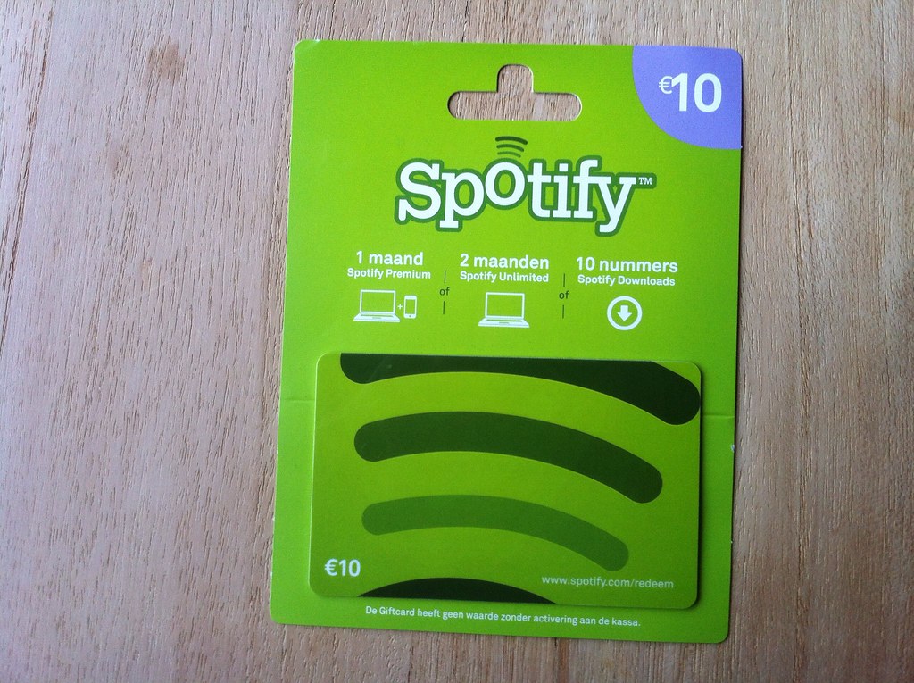 Spotify gift card