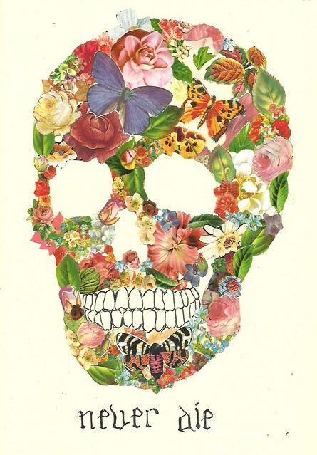 Flower Skull Art
