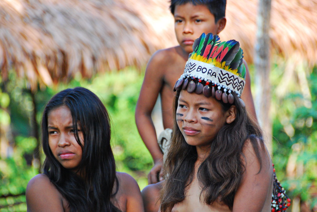 Native amazonians The Amazon Rainforest, Peru. Bjørnar Andersen