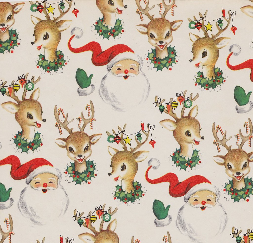 From santa wrapping paper