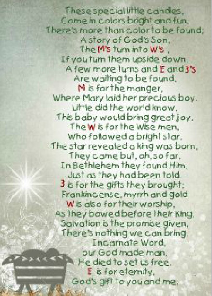 M&M Nativity Poem | Sara Boster | Flickr