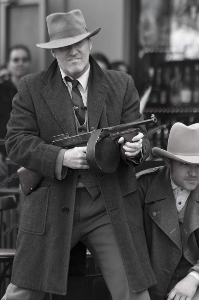 Gangster with Tommy Gun | It's either Lee Mckechnie or his ...
