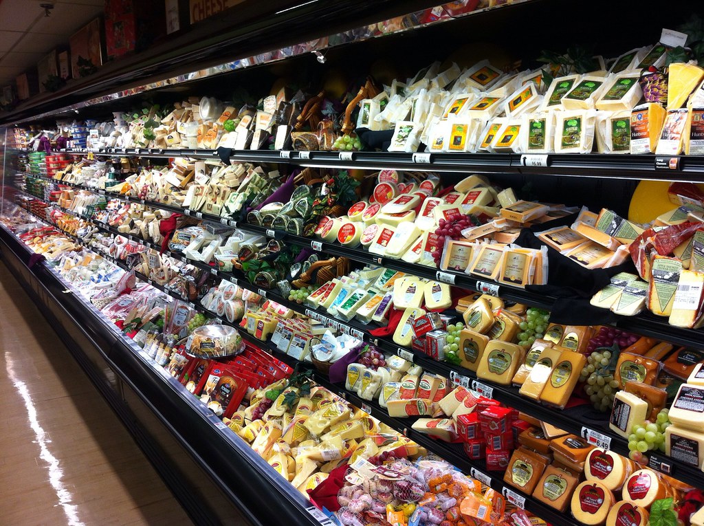 Cheese aisle in an American grocery store | Jeremy Eades ...