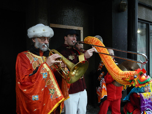 Chinese New Year musicians
