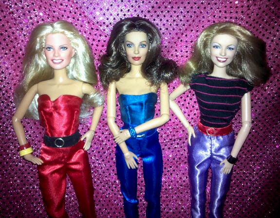 Charlie's Angels custom dolls  Cheryl Ladd, Jaclyn Smith 
