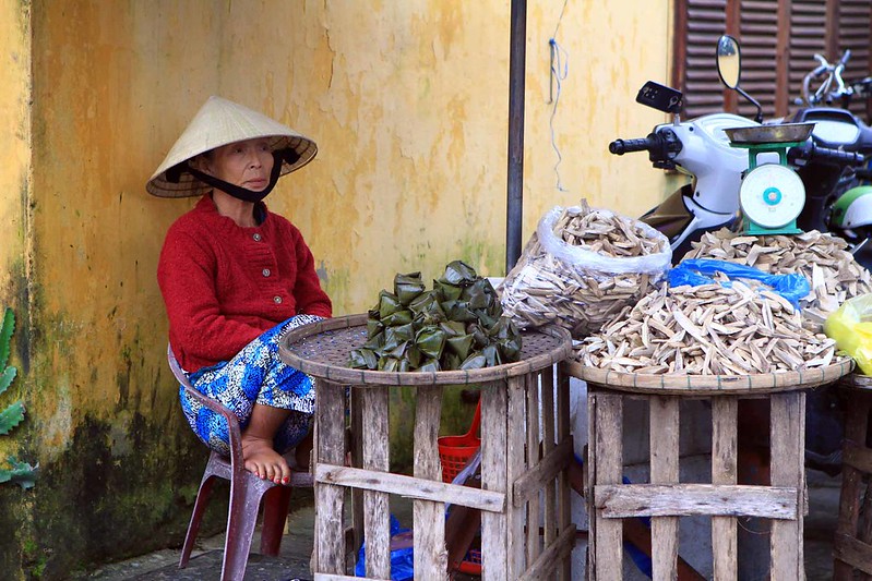 Mercado local en Hoi An, Vietnam