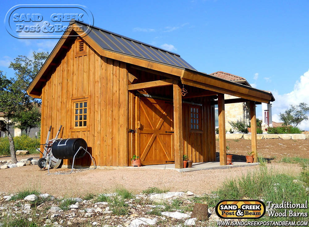 Garden shed - Sand Creek Post &amp; Beam - Traditional Wood Ba ...
