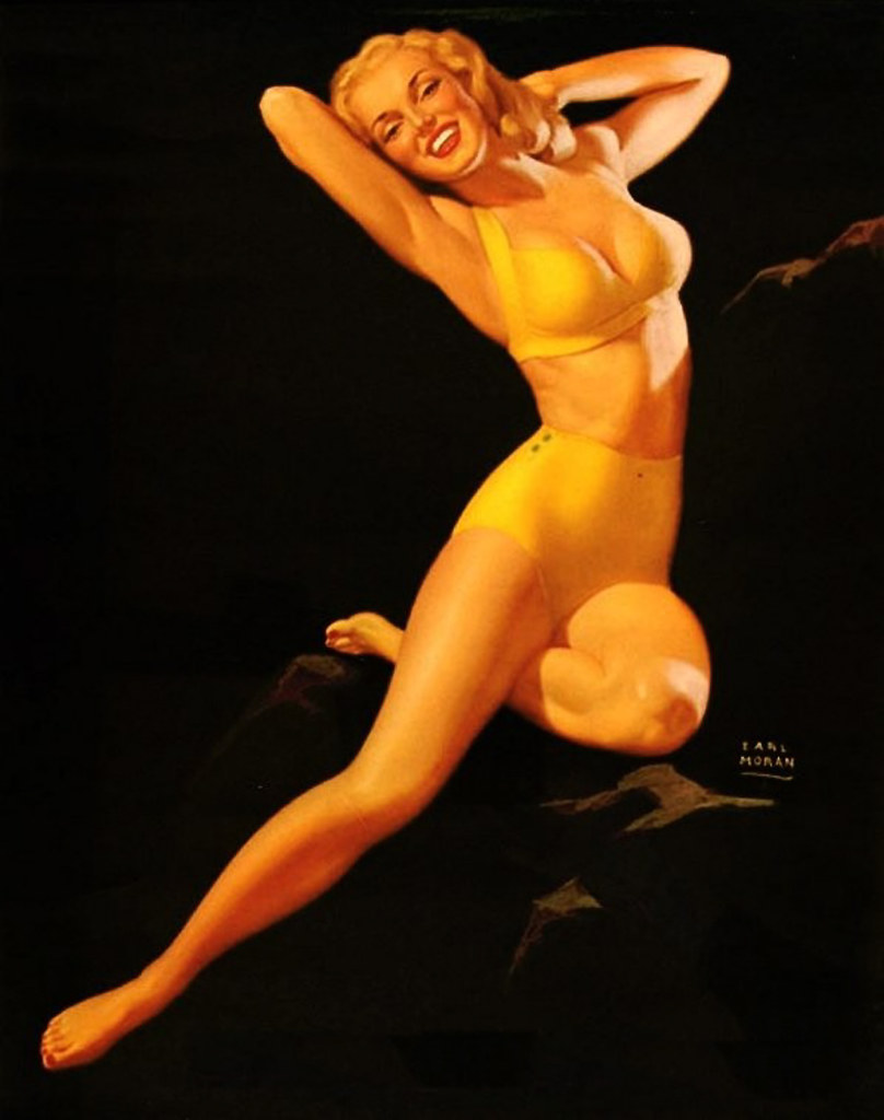 Marilyn Monroe najsłynniejsza pin up modelka Earla Morana.