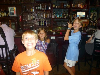 Kids at the bar