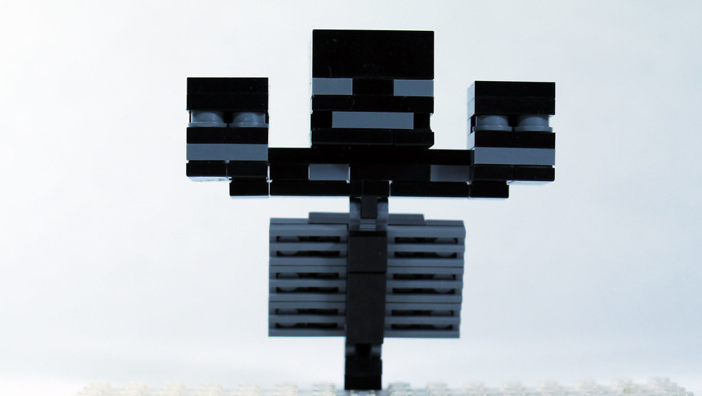 LEGO Minecraft Wither (3x Scale)  See how to build it 