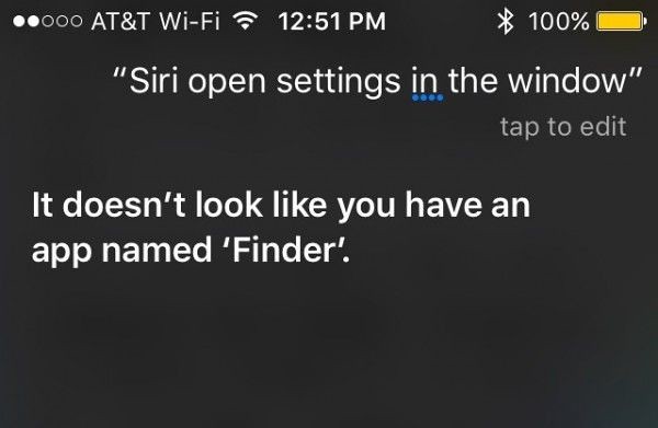 Siri is a secret God: the answer could not be found before the press conference Finder