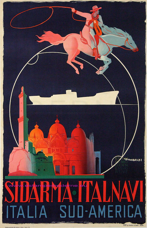 RICCOBALDI 1949 SIDARMA ITALNAVI ITALIA SUD-AMERICANA 100X… | Flickr