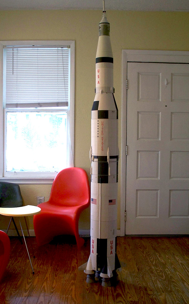 148 Saturn V rocket model progress Frederick Barr Flickr