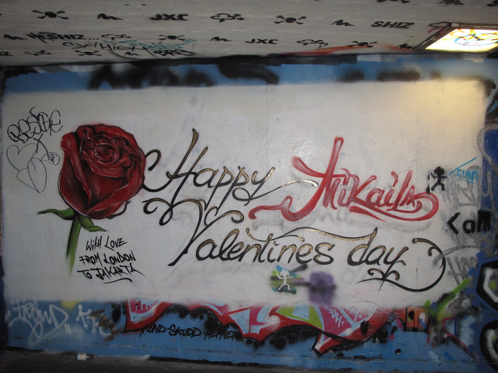 Happy Valentine's Day graffiti | duncan c | Flickr1024 x 768