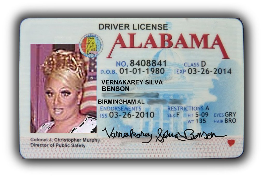 My Future Alabama Driver's License, Though I'd Rather Have ...