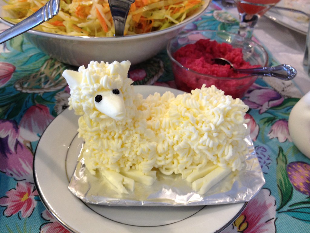 butter lamb | I went to a Polish Easter dinner and there ...