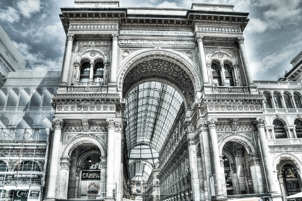 Galleria Vittorio Emanuele II Triumphal Arch - Milan Italy… | Flickr