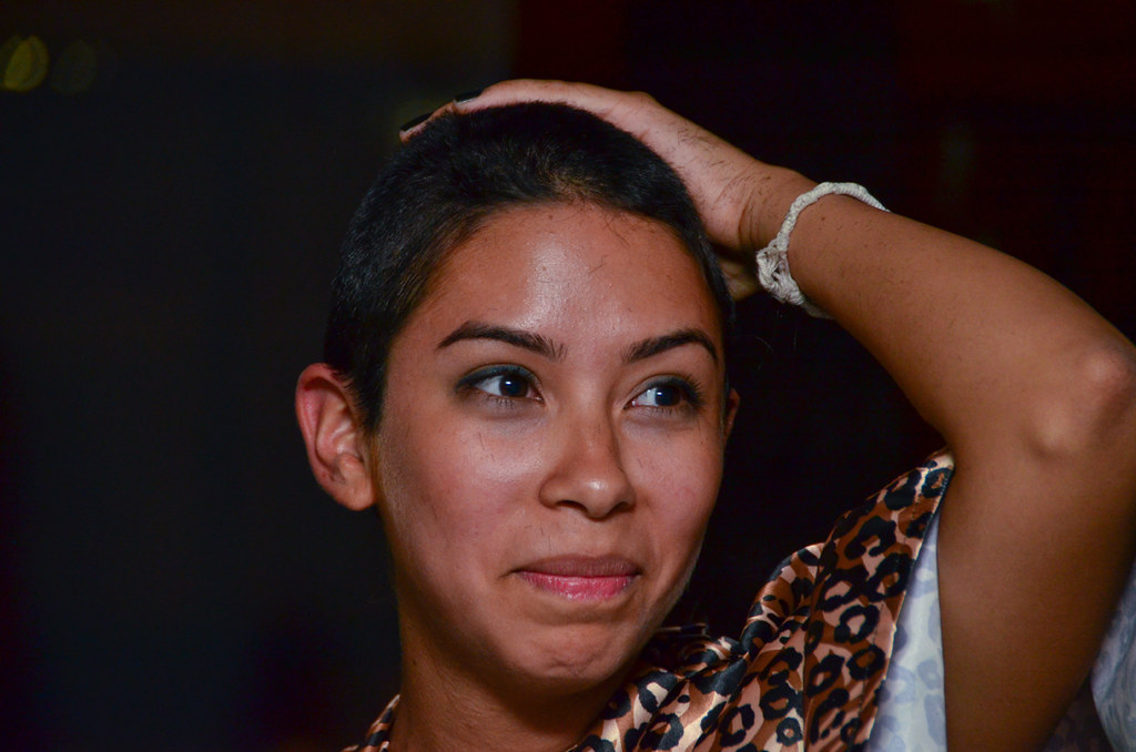 <b>...</b> Ana <b>Maria Ordoñez</b> touching her buzzed head after having all her hair <b>...</b> - 7383288598_82e8f6ea4b_b