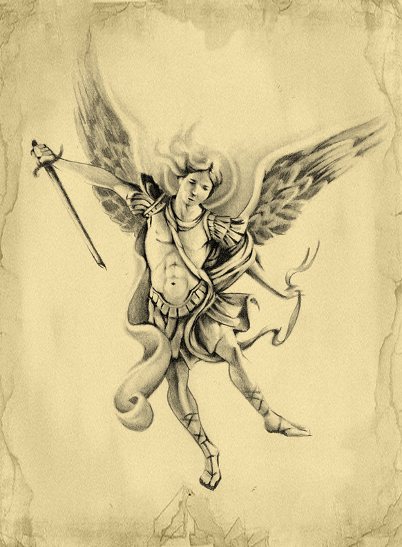Archangel Michael Tattoo Designs