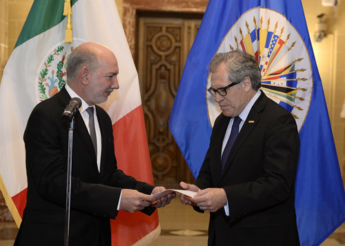 Nuevo Representante de México ante la OEA presentó Cartas Credenciales
