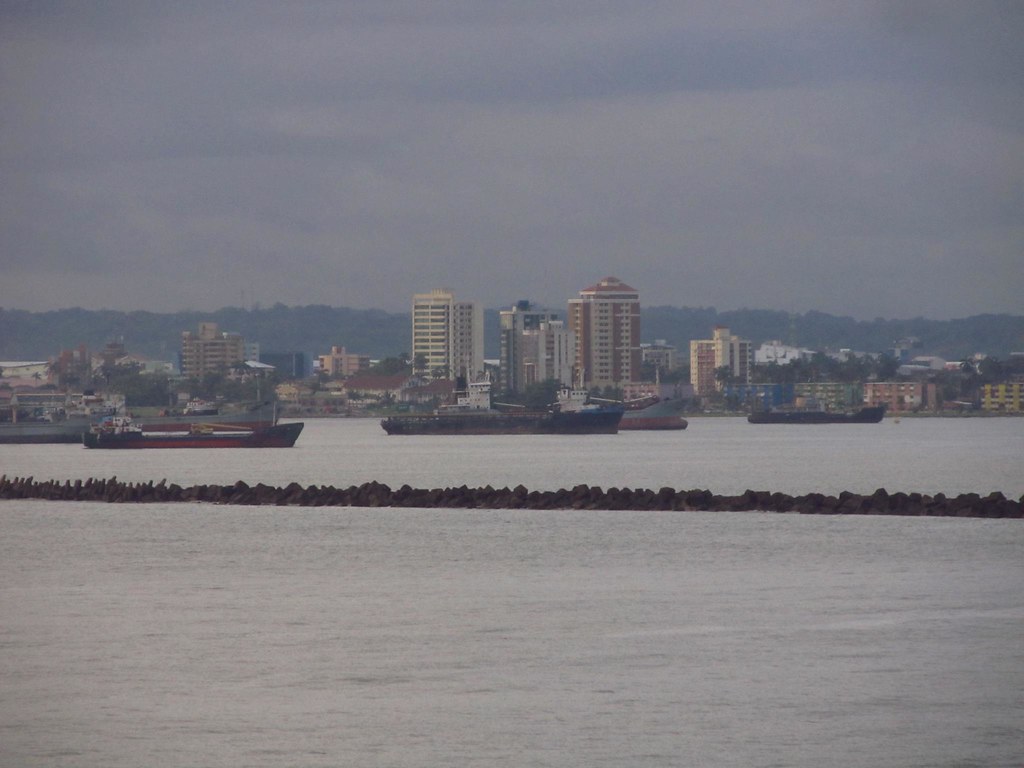 Panama Canal: Atlantic Entrance | Atlantic Breakwater and th… | Flickr