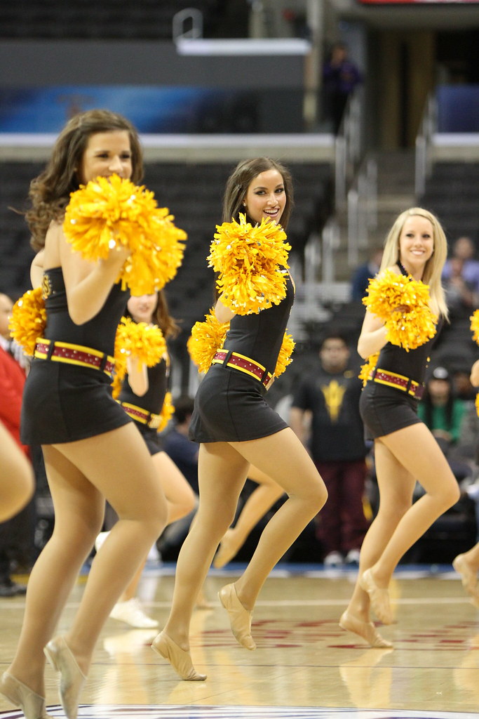 Arizona State Cheer Team  Cheerleaders at 2012 Pac 12 Baske…  Flickr