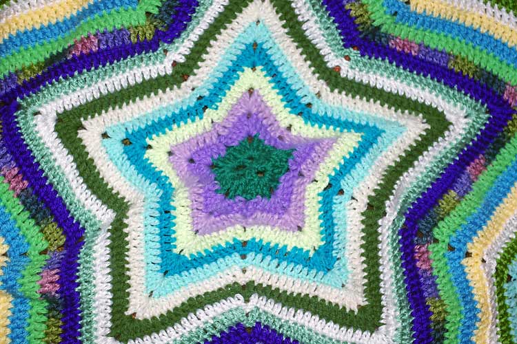 lobby baby bernat hobby blanket yarn Blanket Baby Starburst a  of I ton inherited Scraps  small